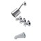 Kingston Brass KBX8131ZX Three-Handle Tub and Shower Faucet, Polished Chrome KBX8131ZX - alternate 1